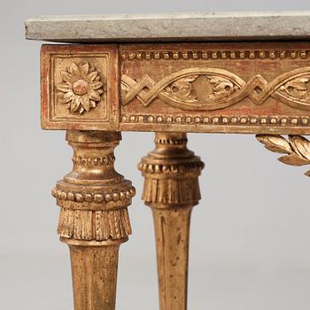 KONSOLBORD, stockholmsarbete, 1700-talets slut, gustavianskt.