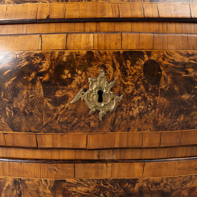 Bureau, attributed to Jacob Sjölin (master in Köping and Kungsör 1767-1785), Rococo.