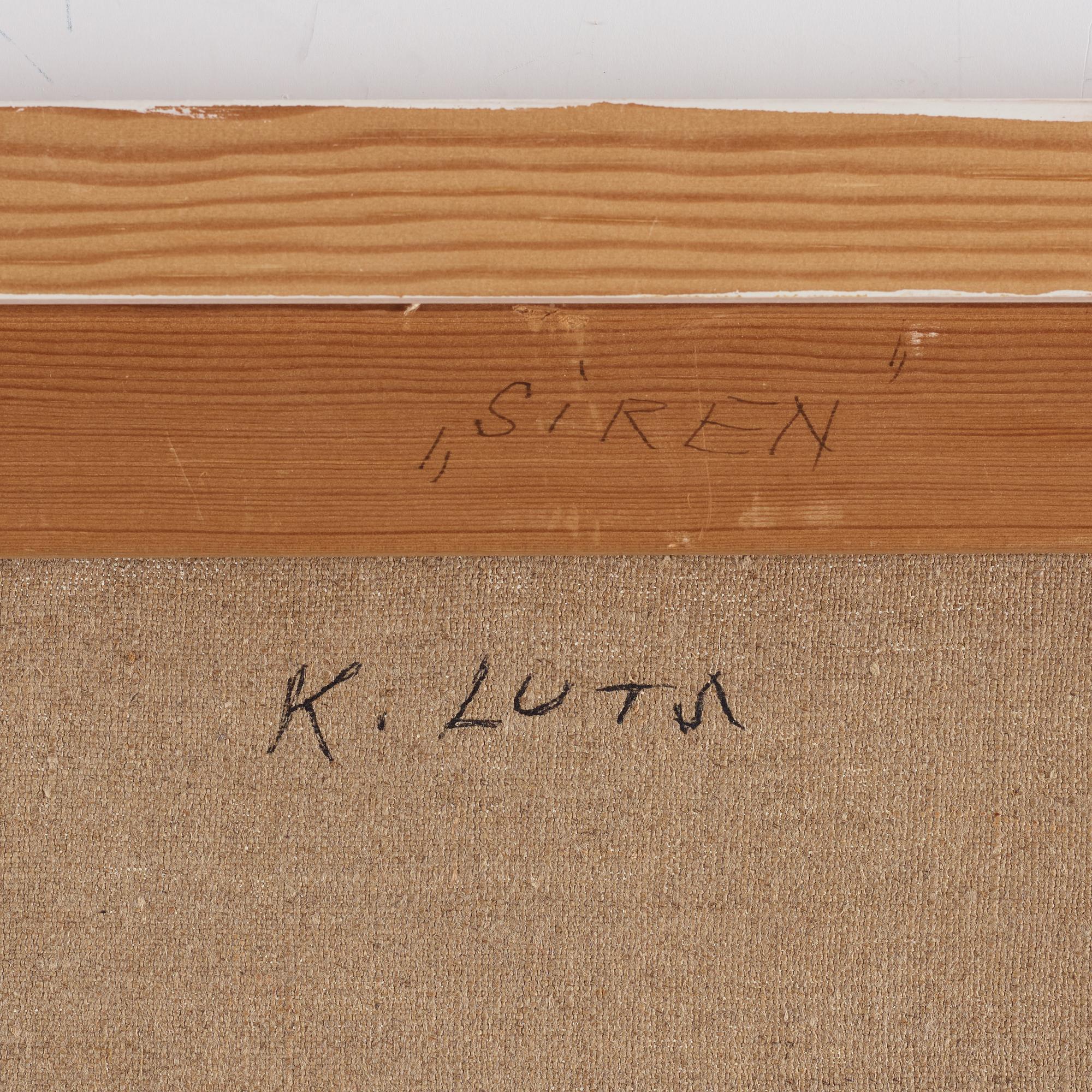 Karin Luts, olja på duk, Signerad K.L.