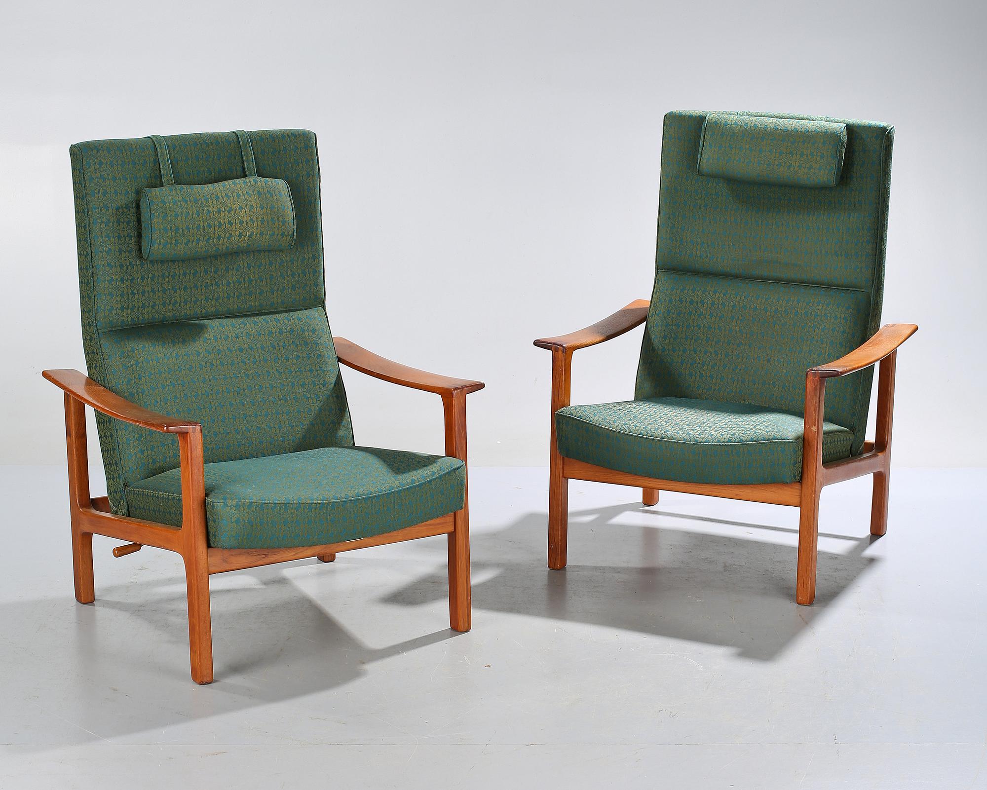 FÅTÖLJER, ett par, Bröderna Andersson, 1960-tal.