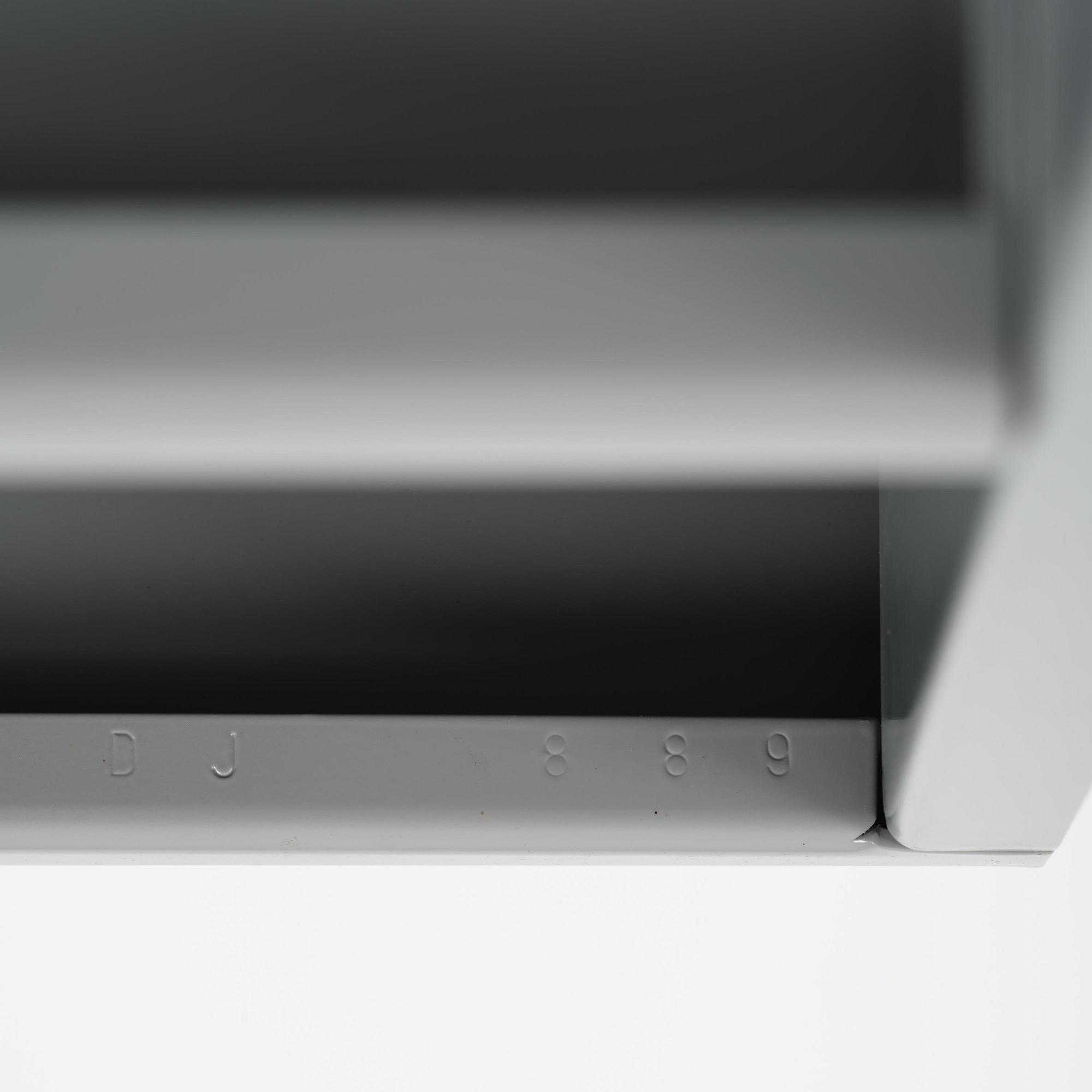 Donald Judd, a "Corner Chair No 15", Lehni, Switzerland, 1989.