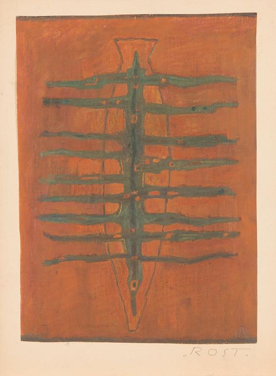 Margareta Ahlstedt-Willandt, "Rost". (Ruostetta).