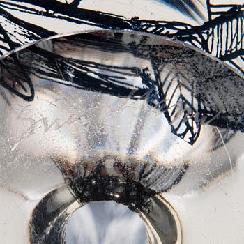 SINI MAJURI, glasskulptur signerad Sini Majuri, Ella Varvio.