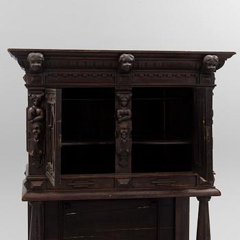 A 19th century baroque style cabinet.