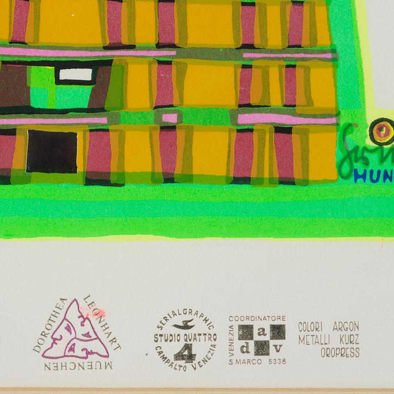 Friedensreich Hundertwasser, 'Good Morning City - Bleeding Town'.