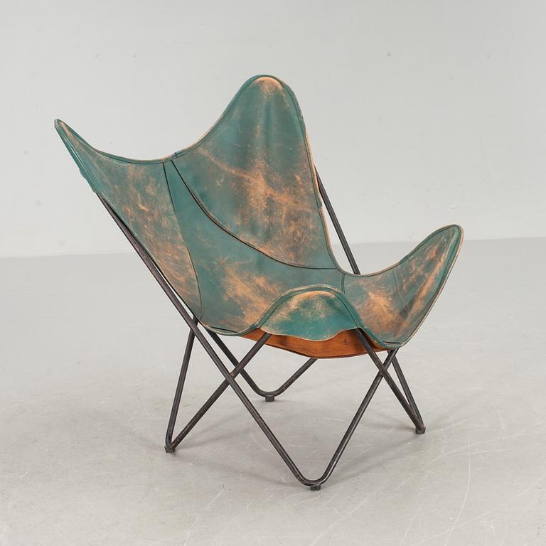 FLADDERMUSFÅTÖLJ, "Butterfly-chair". 1950/60-tal.