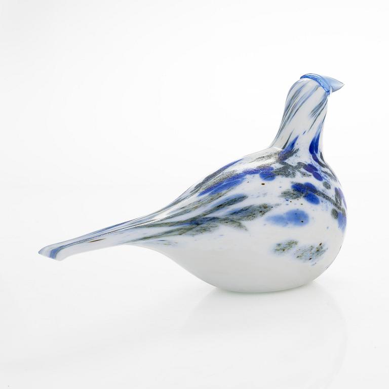 Oiva Toikka, An anniversary bird 2007, 'Dove', signed O. Toikka Nuutajärvi 354/1917.