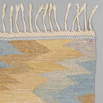 Barbro Nilsson, A CARPET, "Solfläckar", flat weave, ca 337,5 x 226 cm, signed AB MMF BN.