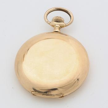 POCKET WATCH, hunting case, 47 mm,