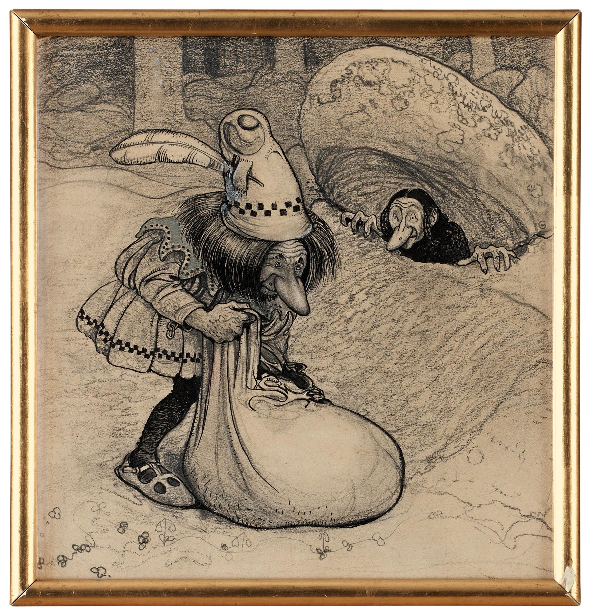 John Bauer, "Skinnpåsen".