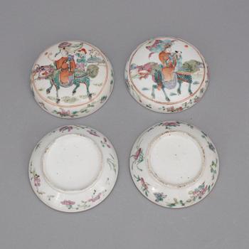 ASKAR, ett par, porslin, Kina. 1800-talets slut.