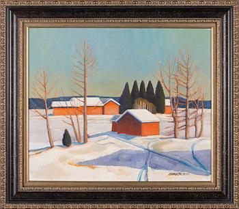 JUHANI PALMU, oil on canvas, signed 84.