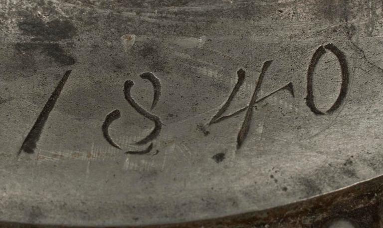 LJUSSTAKAR, ett par, tenn, 1800-talets första hälft.