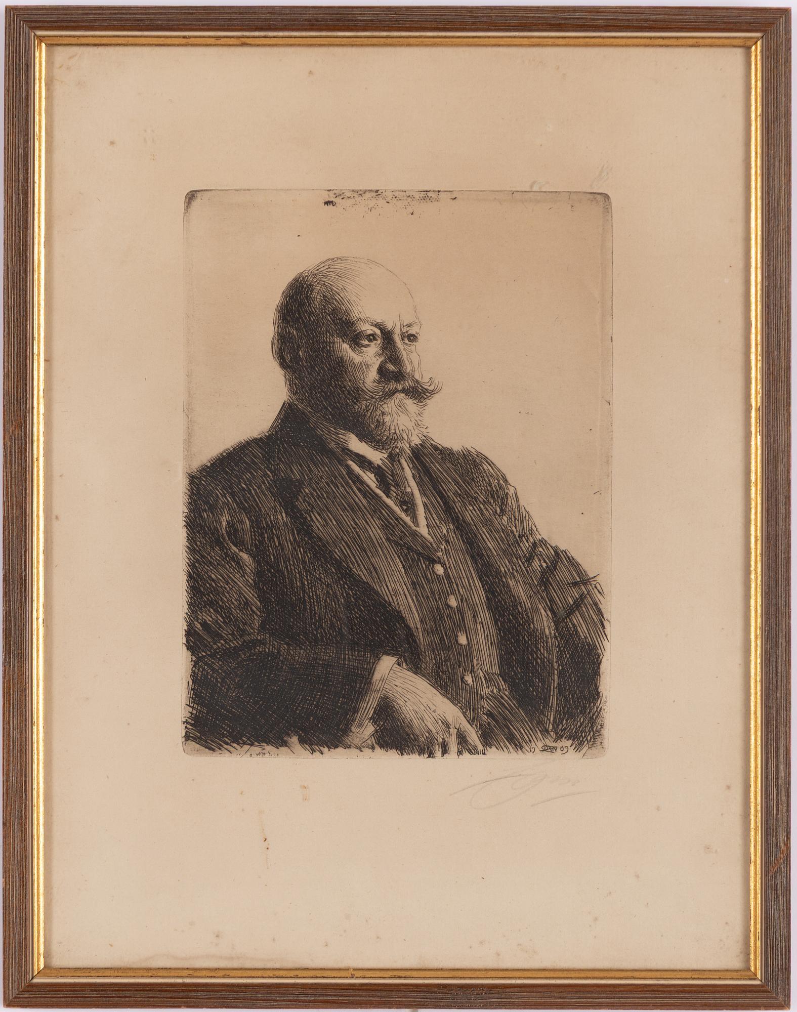 Anders Zorn, "Sir Ernest Cassel".