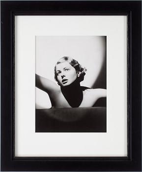 ÅKE LANGE, fotografi, silvergelatin, "Ingrid Bergman, 1935".