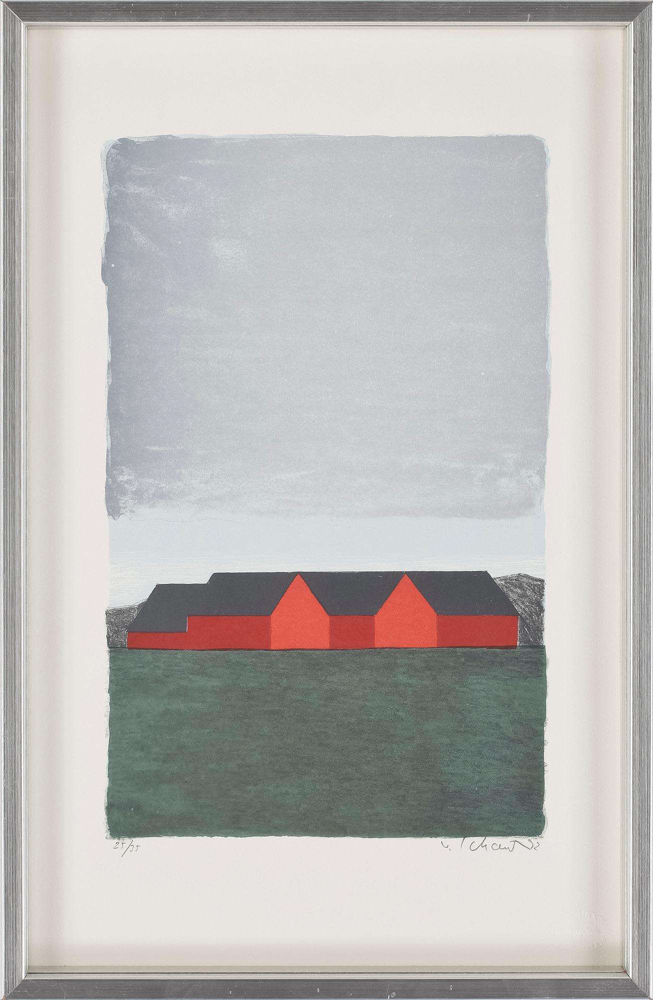 PHILIP VON SCHANTZ, färglitografi, signerad och numrerad 25/35.