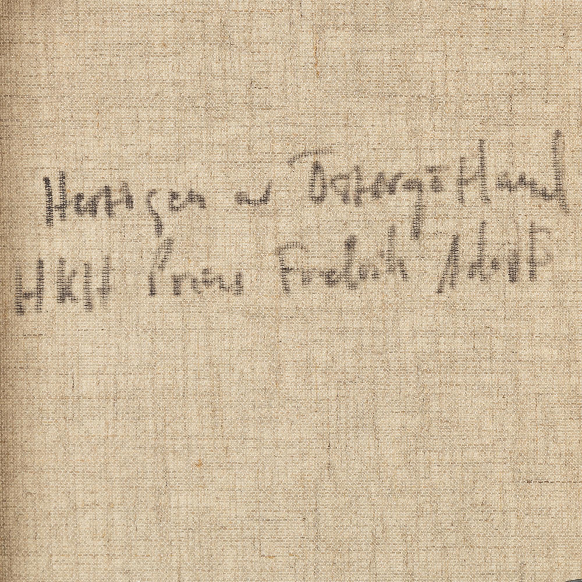 Fabian Edelstam, blandteknik på duk, signerad och daterad 2020 a tergo.