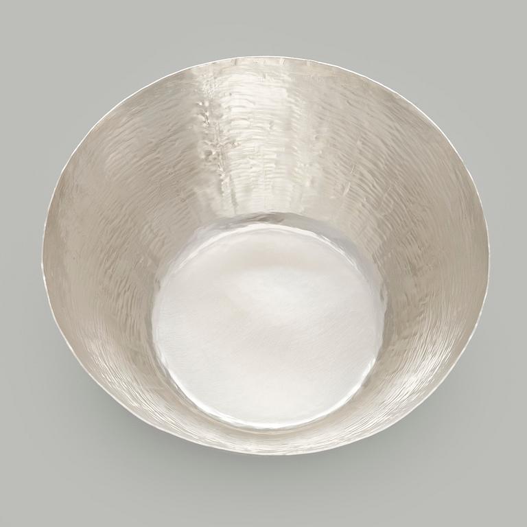 Tapio Wirkkala, skål, silver, Kultakeskus Tavastehus 1978.