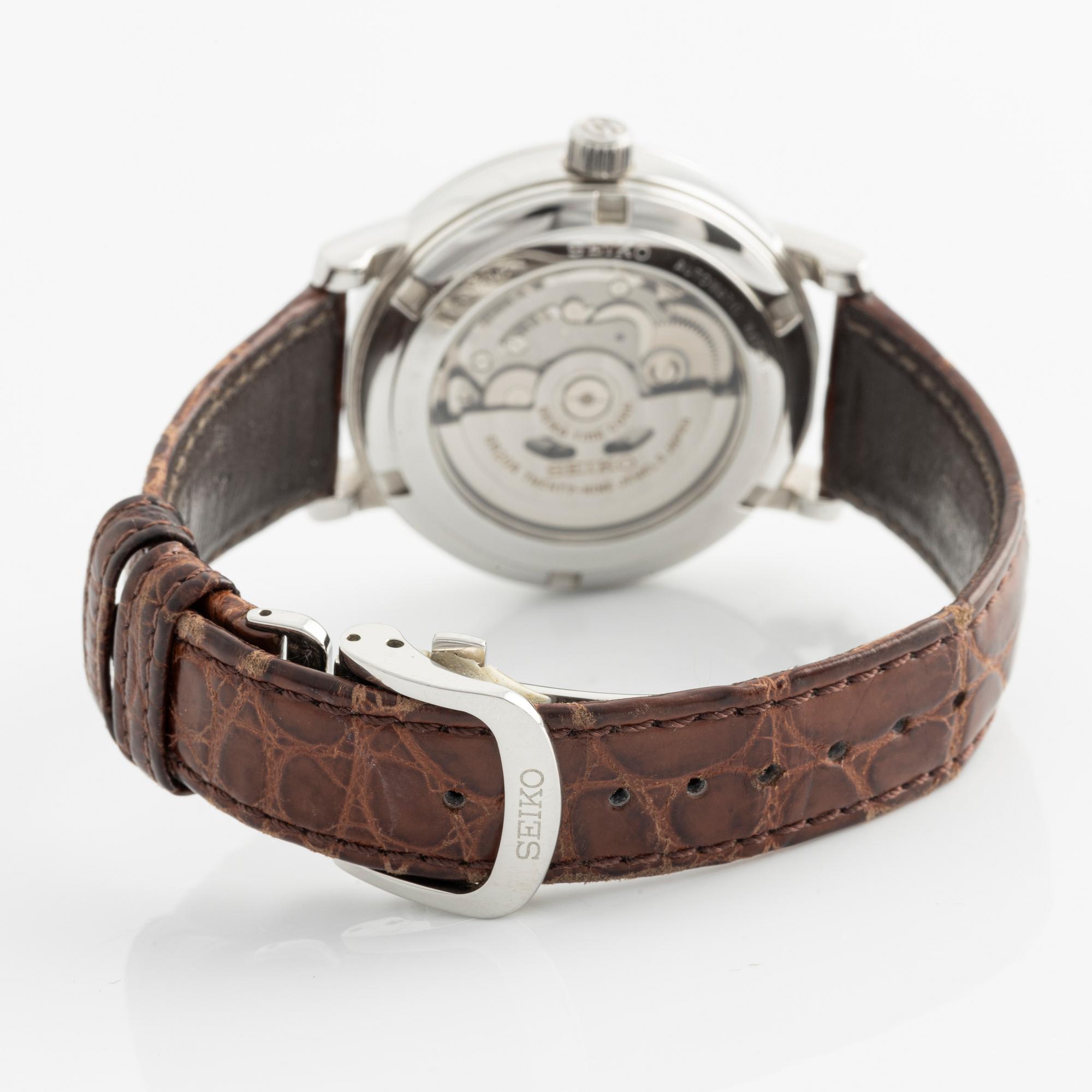Seiko, wristwatch, 39 mm.