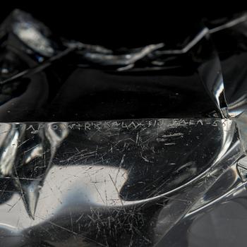 Tapio Wirkkala, a 'Chunk of ice' bowl, signed Tapio irkkala -56.