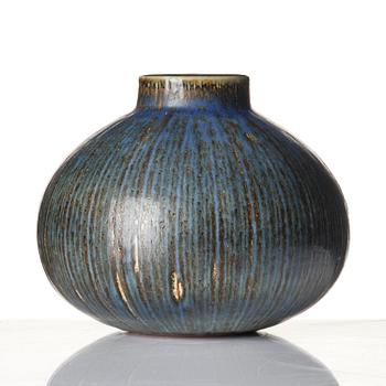 Carl-Harry Stålhane, a unique stoneware vase, Rörstrand, Sweden, 1959.