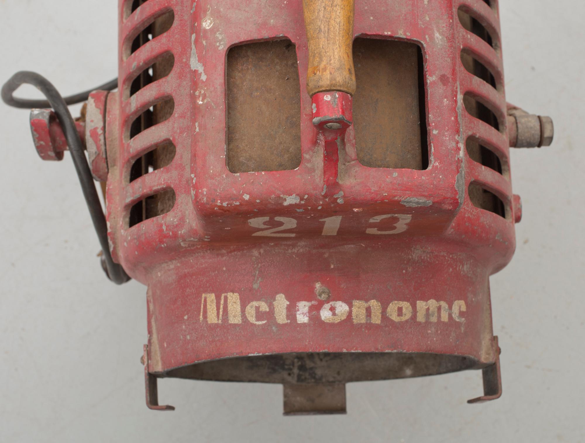STRÅLKASTARE/TEATERLAMPA, plåt, Metronome, 1900-talets mitt.