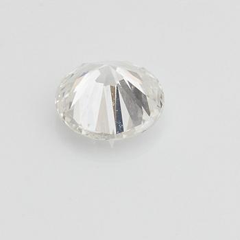 A loose round brilliant-cut diamond weight 0.55 ct quality ca D/E if.