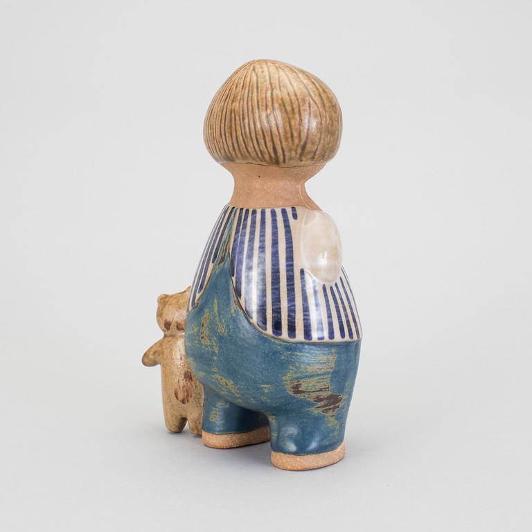LISA LARSON, Gustavsberg, figurin, "Malin". Formgiven 1962, i produktion 1962-1980.