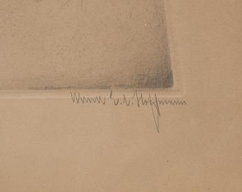 WERNER E. A. HOFFMANN, etsning, signerad och numrerad 2/200.