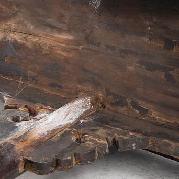 A Chinese hardwood altar table, Qing dynasty, 19th century.