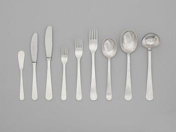 599. A set of Wiwen Nilsson 100 pcs of flatware, Lund, Sweden 1960's.