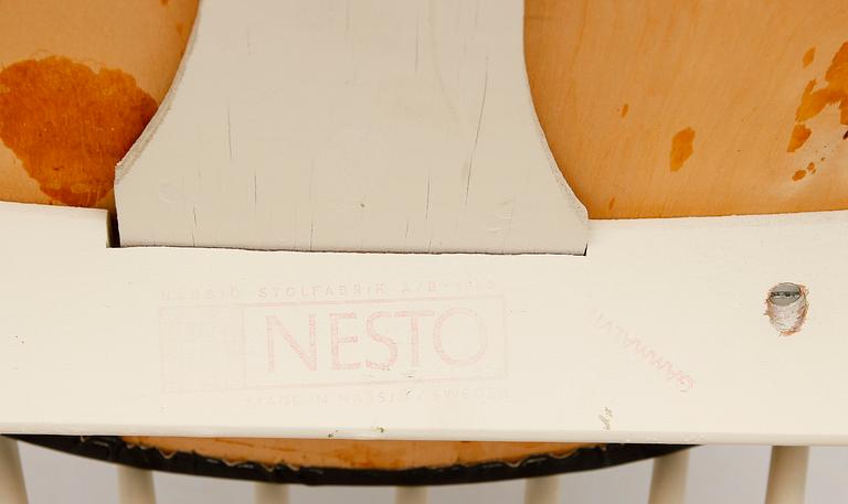 KARMSTOL, "Solfjädern", Sonna Rosén, Nesto, Nässjö Stolfabrik, 1900-talets mitt.