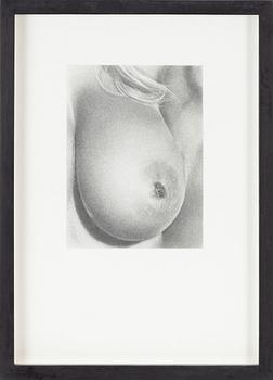 Ed Kay, signed Edward K on verso, executed in 2010, graphite on paper.