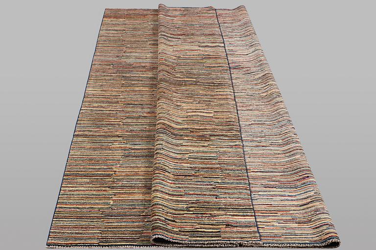 A carpet, Gabbeh, modern design, ca 292 x 245 cm.