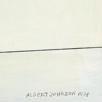 ALBERT JOHANSSON, olja på pannå, signerad och daterad 1978.