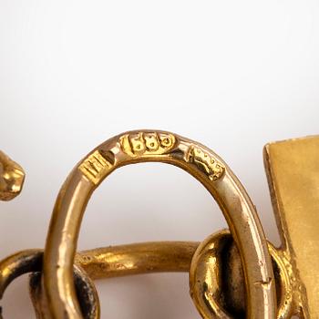 Björn Weckström, bracelet, 14K gold.