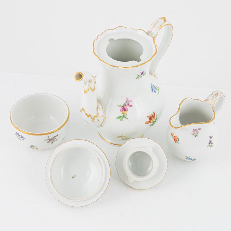 A 27-piece porcelain Mocca set, Meissen, Germany.
