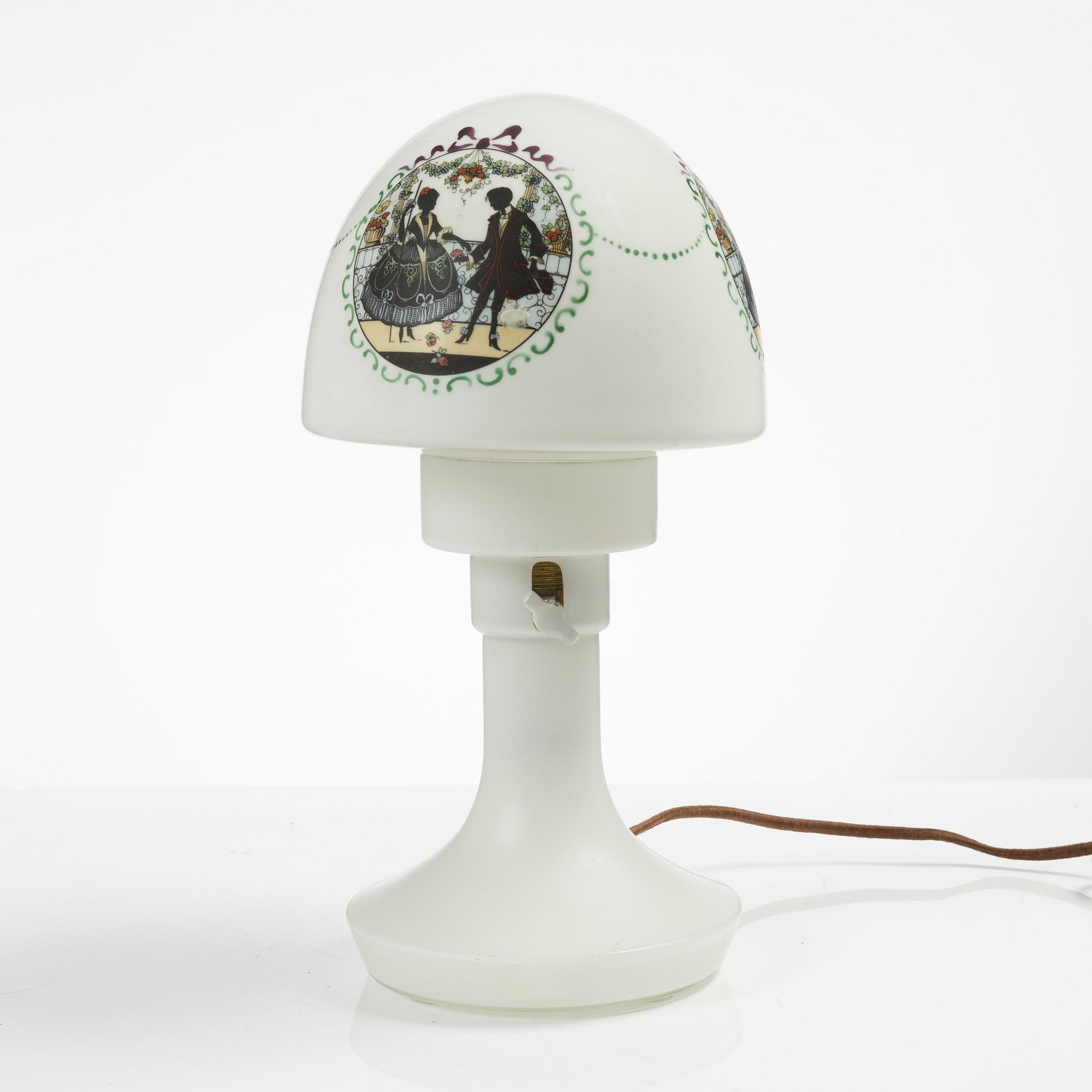 Bordslampa, 1900-talets första hälft.