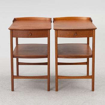 Carl Malmsten, sängbord, ett par, "Birgitta", Bodafors, 1961.
