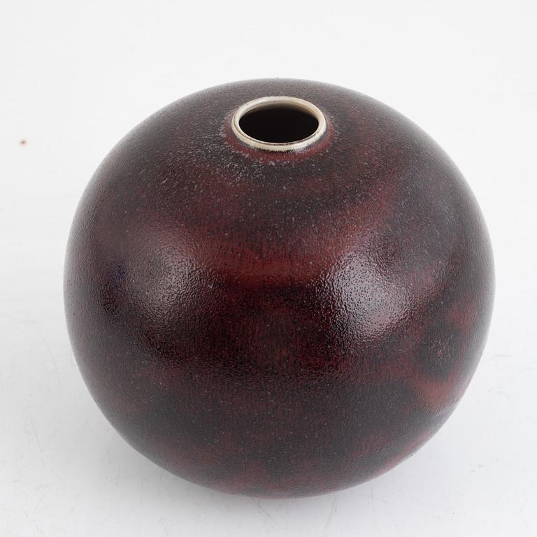 Stig Lindberg, a ceramic vase, Gustavsbergs Studio, Sweden, 1972.