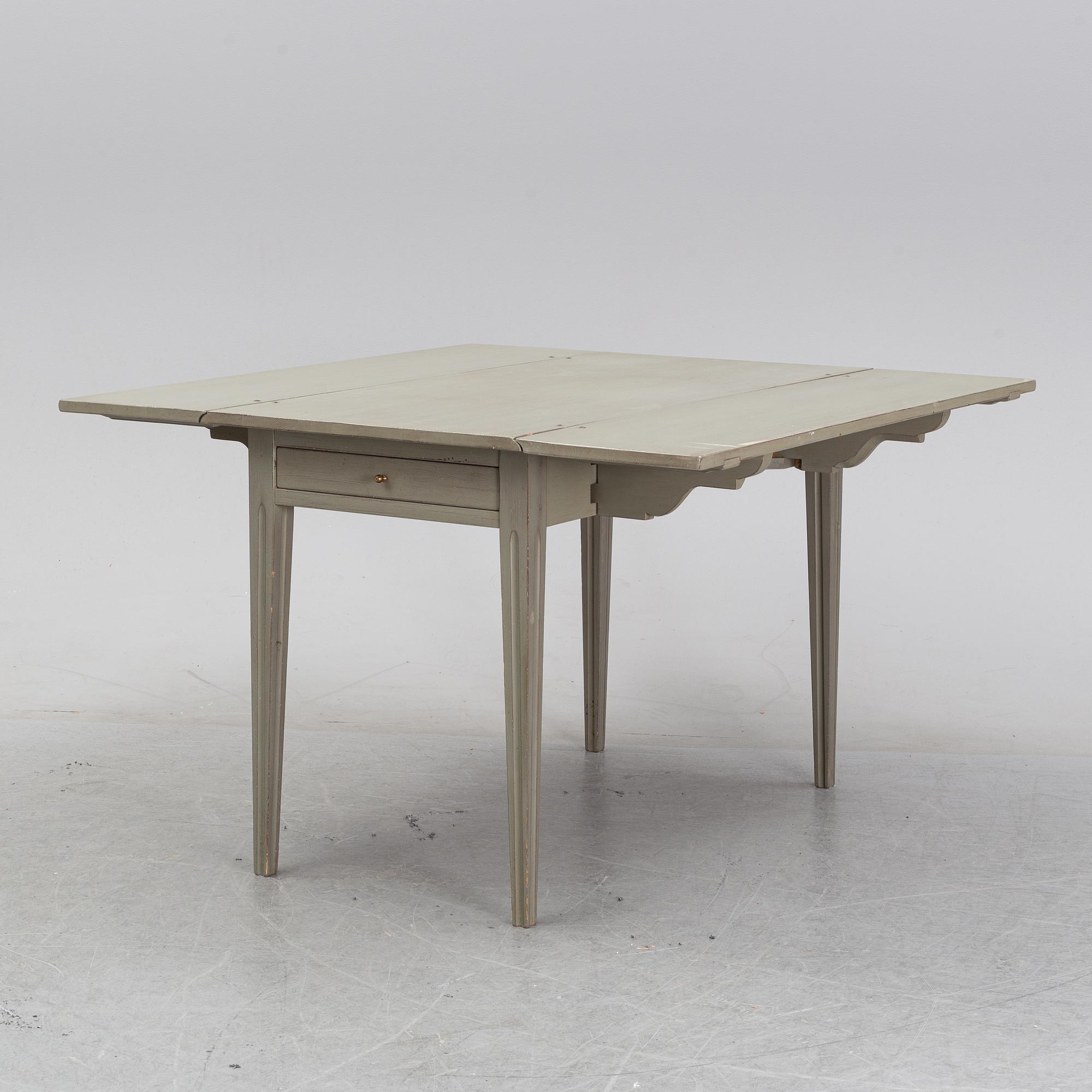 An 'Alunda' drop leaf table from Ikea, 1990's.