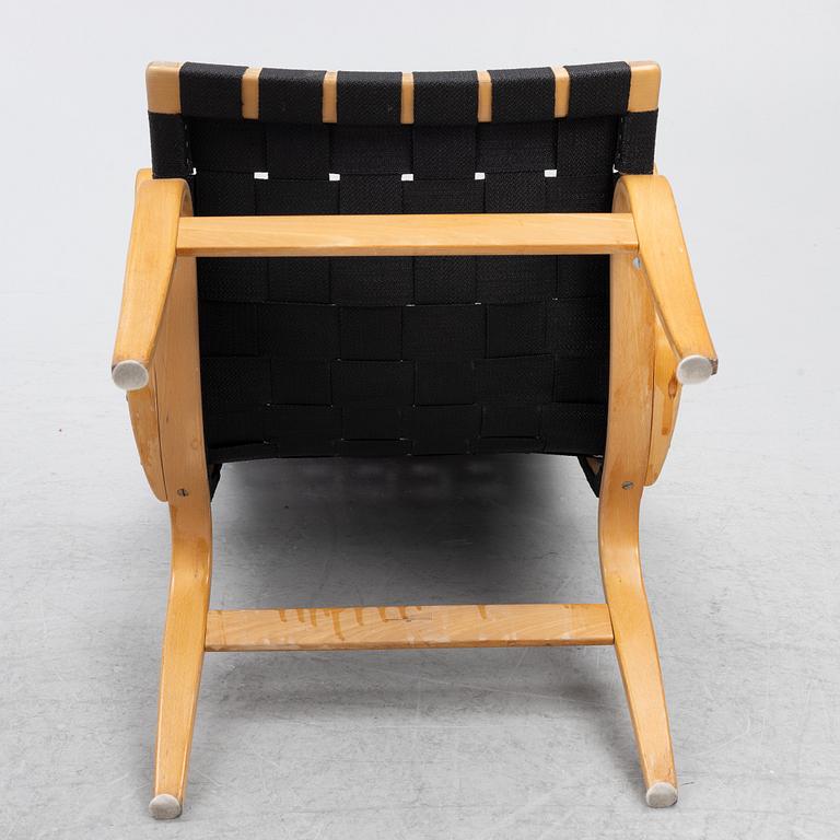 Bruno Mathsson, armchairs, "Eva", a pair, Firma Karl Mathsson, Värnamo, 1973.