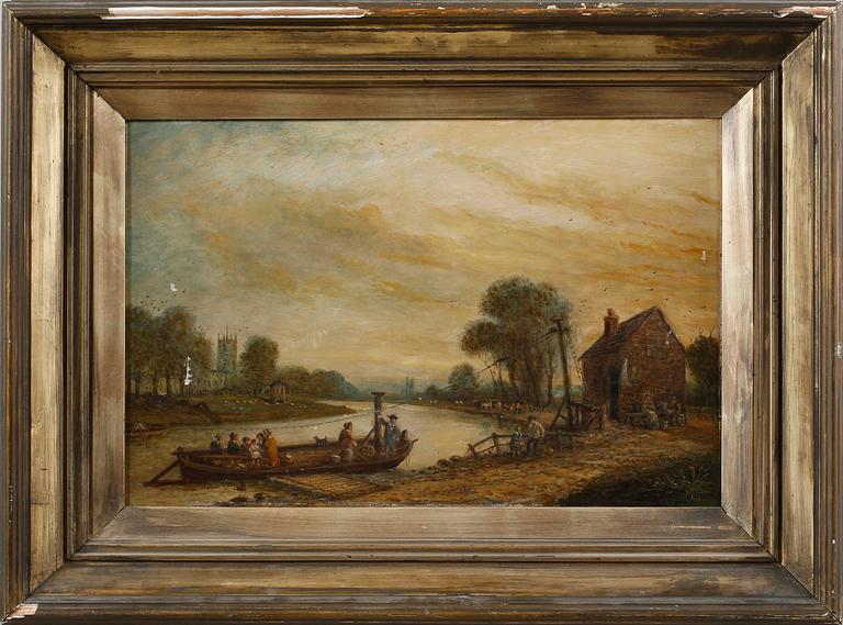 CLAUDE THOMAS STANFIELD MOORE, oil on panel, signed.