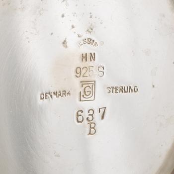 Harald Nielsen, a sterling silver match holder, design no. 637 B, Denmark 1933-1944.