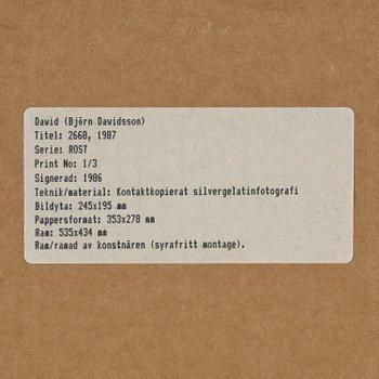 Dawid (Björn Dawidsson), "2668, 1987".