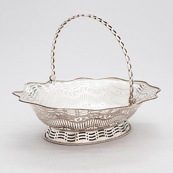 William Plummer, brödkorg, sterling silver, London 1777.