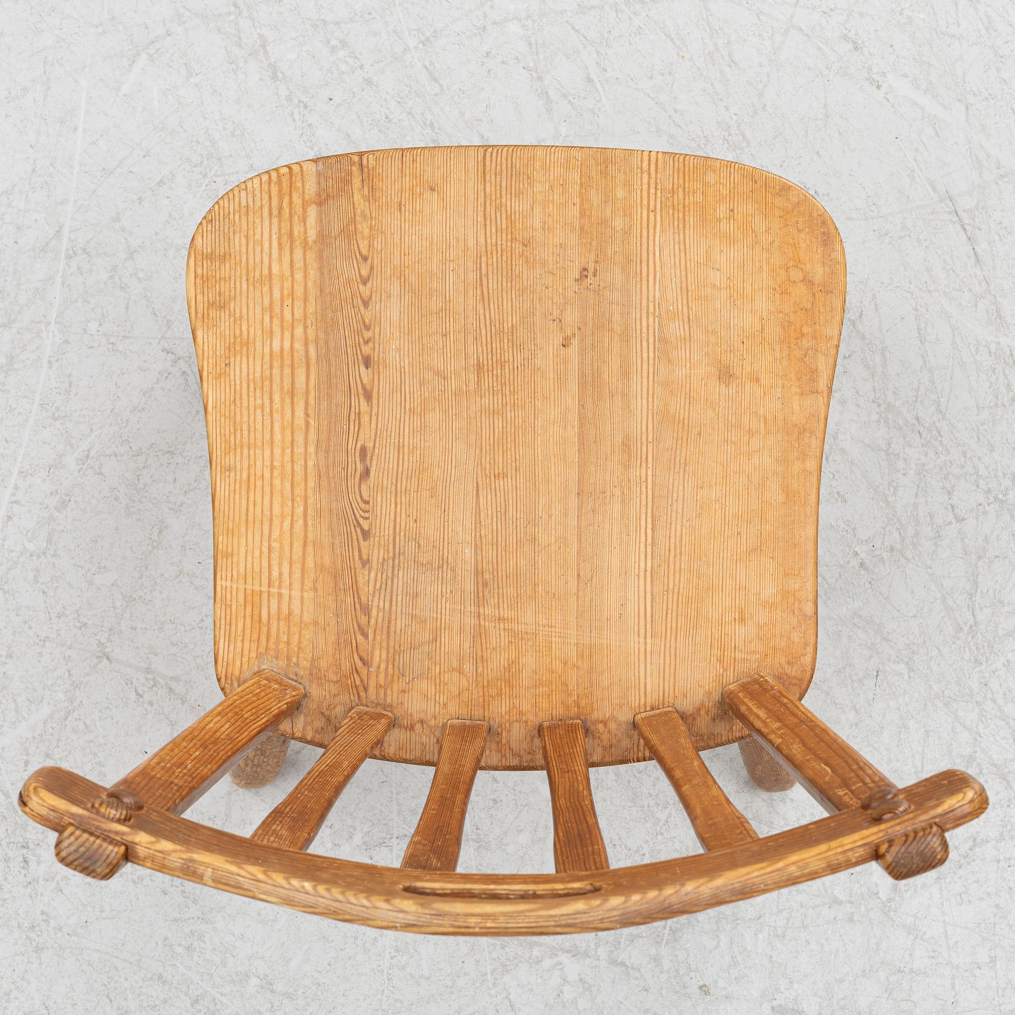Chairs, a pair, "Hytte", Nordiska Kompaniet, 1940s.