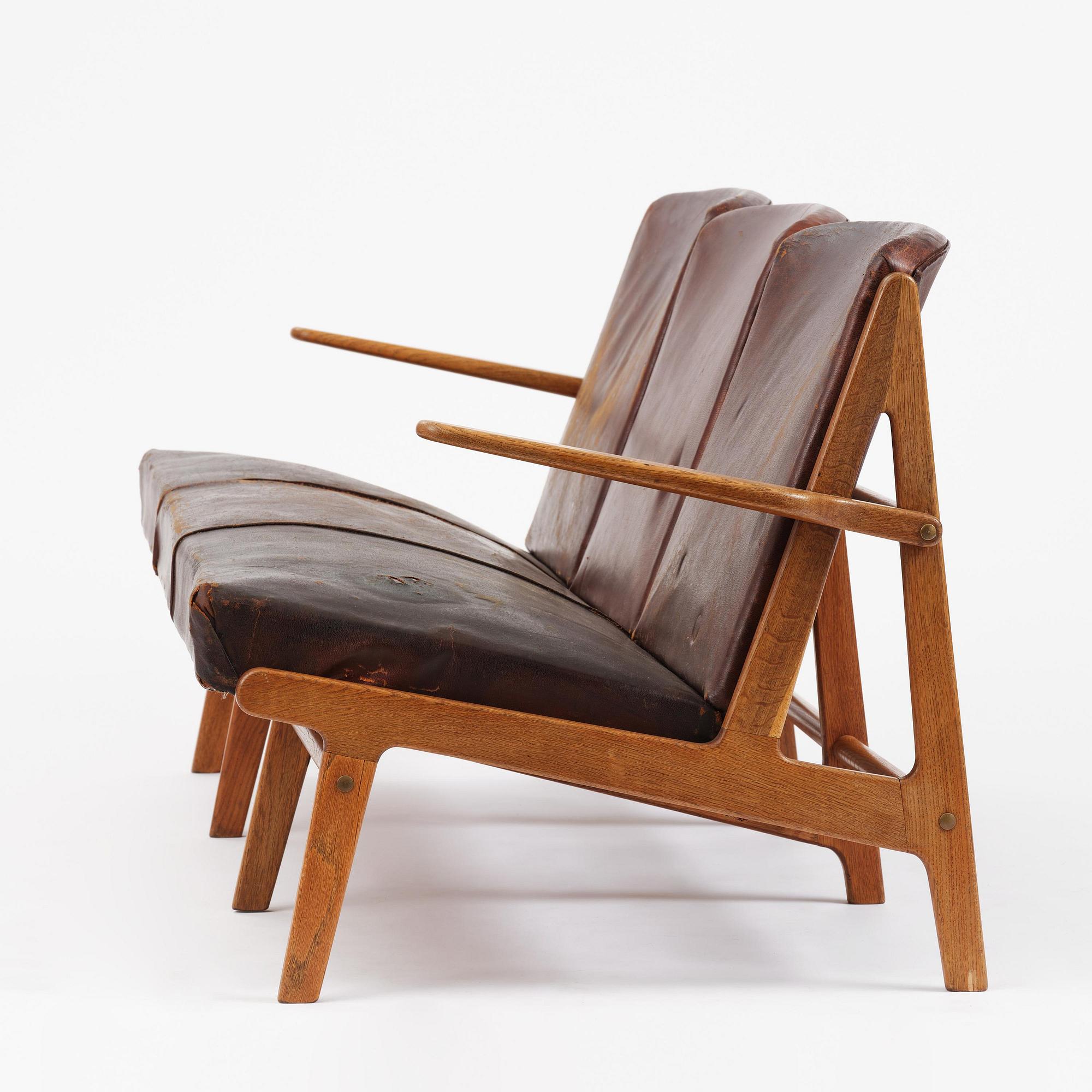Børge Mogensen, soffa, Tage Kristiansen, Danmark, ca 1951.