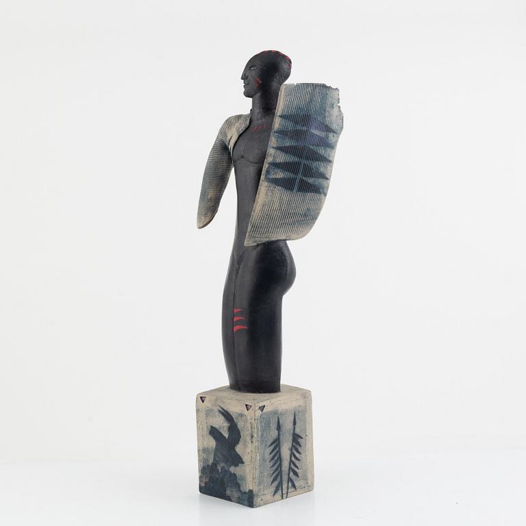 Björn Nyberg, sculpture, stoneware.