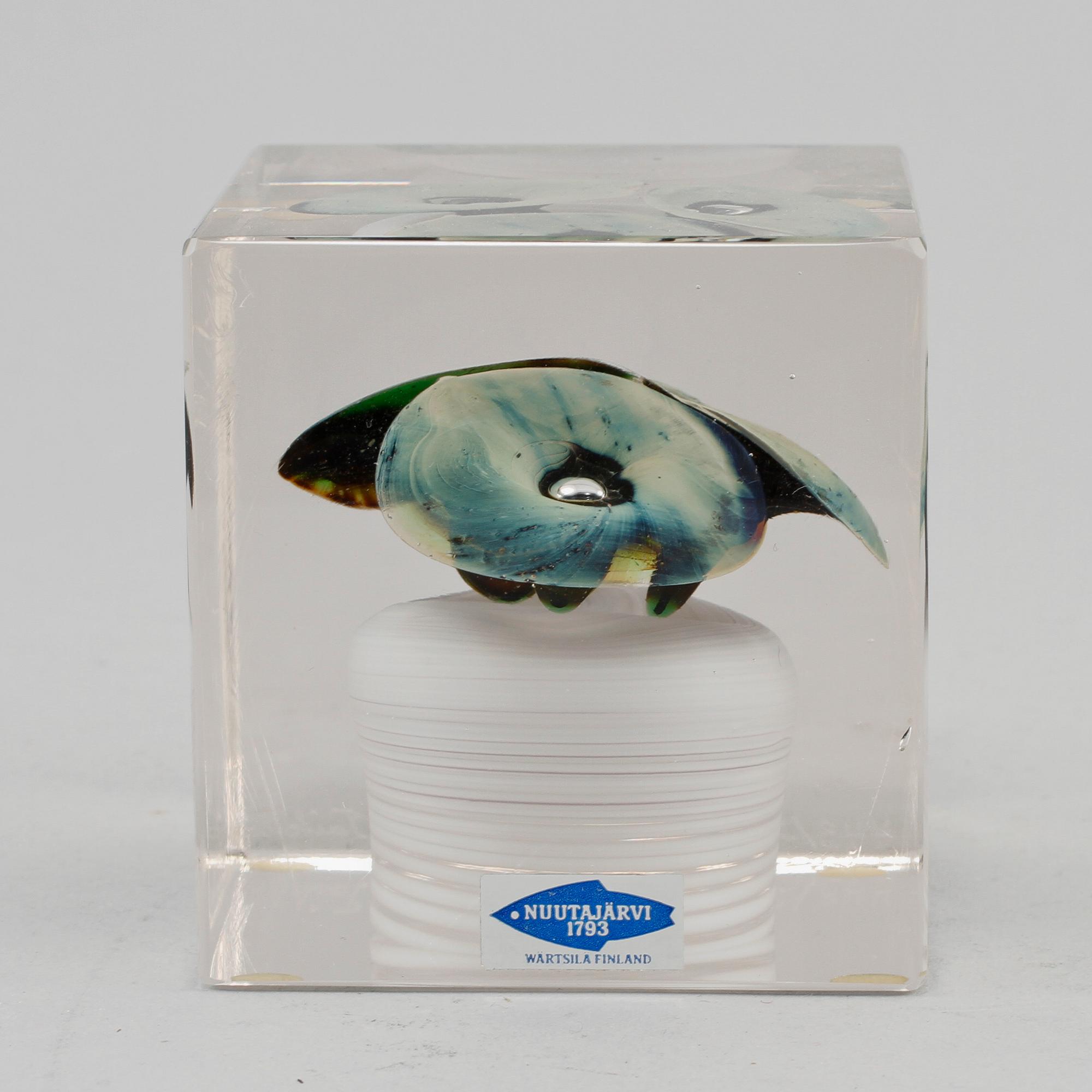 OBJEKT, glas, Oiva Toikka, Nuutajärvi, 1978.